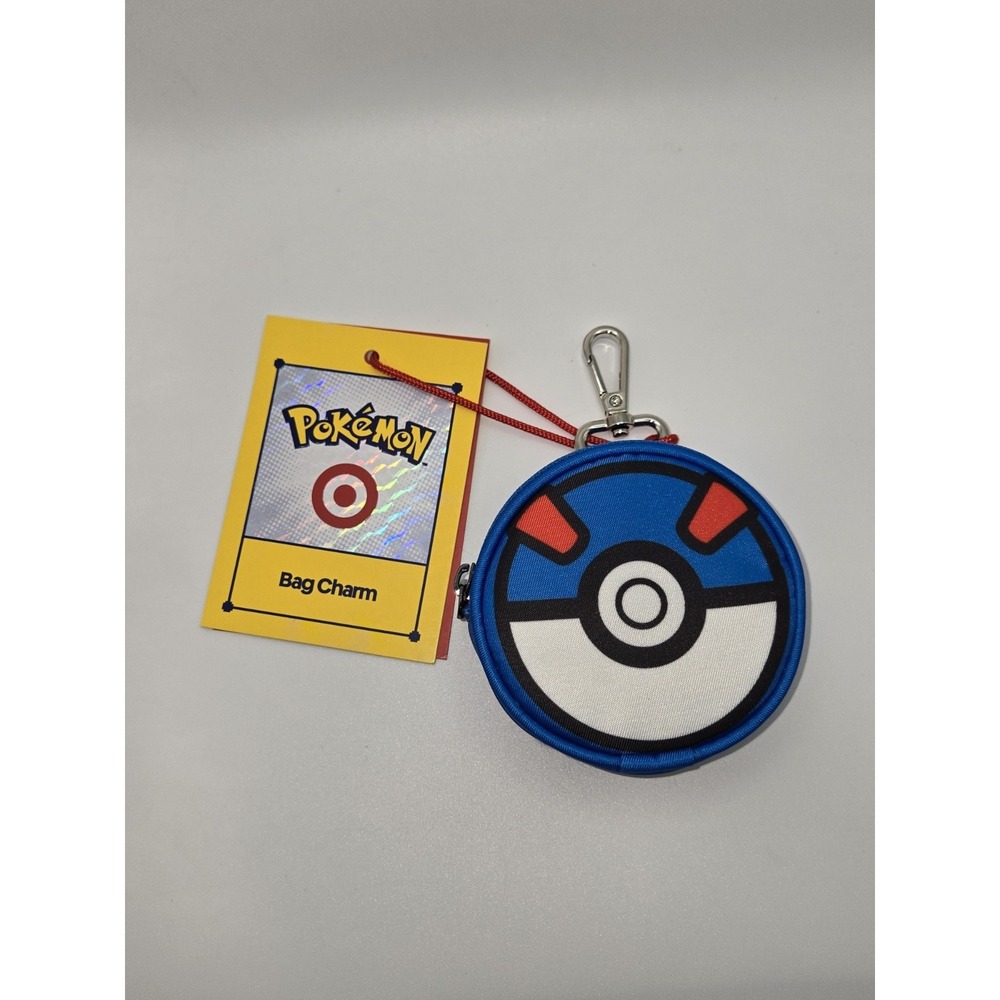 Great Ball Bag Charm | Pokémon x Target | 30th Anniversary | Blue & Red